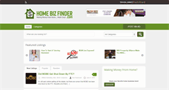 Desktop Screenshot of homebizfinder.com